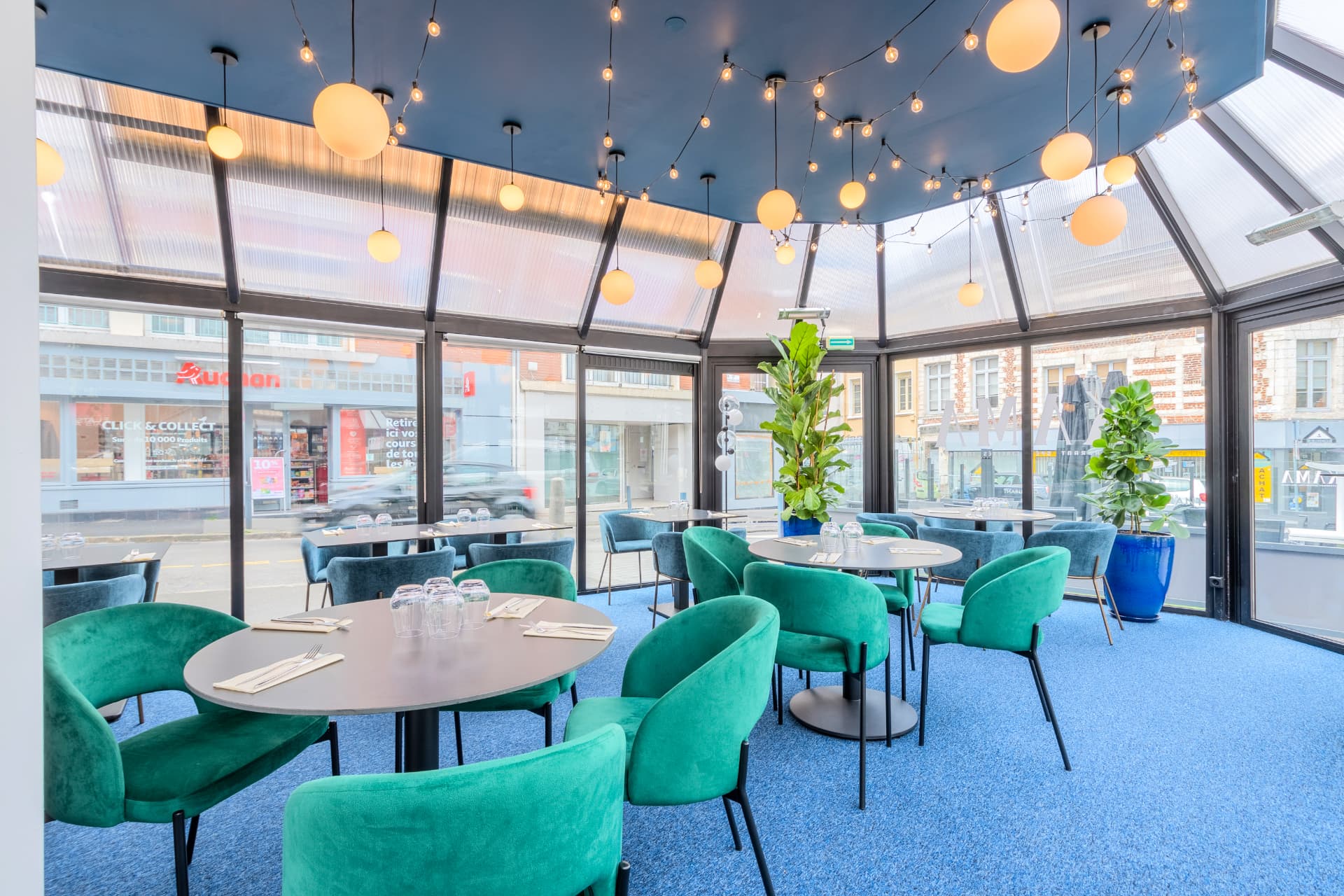 La salle du restaurant KAMA Arras, vue 2